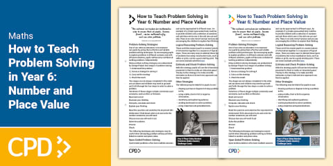 How to Teach Problem Solving in Year 5: Number and Place Value CPD Video