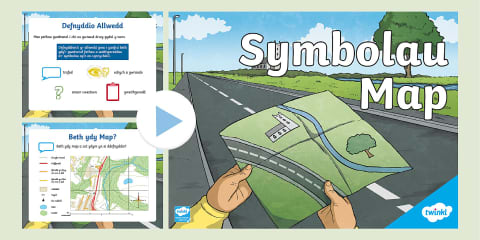 Map Symbols Interactive Matching Activity