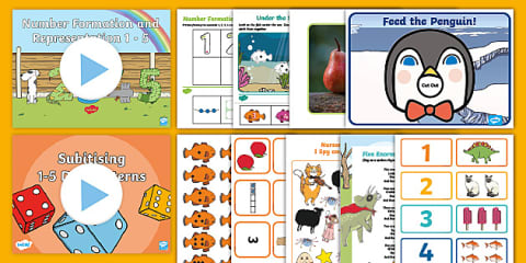 EYFS Nursery Maths Activity Pack: Reciting Numbers