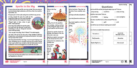 Sparks in the Sky Word Search