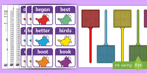 Year 2 Common Exception Words Colouring Robot Worksheet