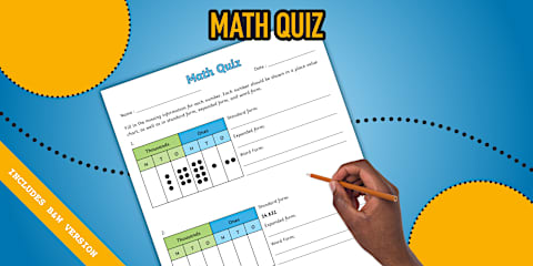 Grade 5 Whole Numbers to 100 000 Mini Assessment 1 and Rubric