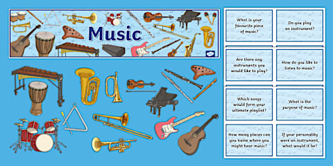 EYFS Musical Words Posters: Musical Elements