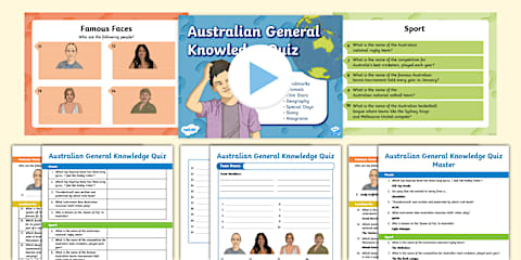 General Knowledge Quiz for Kids PowerPoint