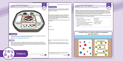 EYFS Nursery Maths Counting 3: Move and Label 1, 2, 3 Play Tray ...