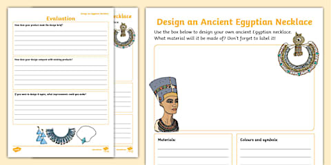Ancient Egyptian Fashion Fact File Template