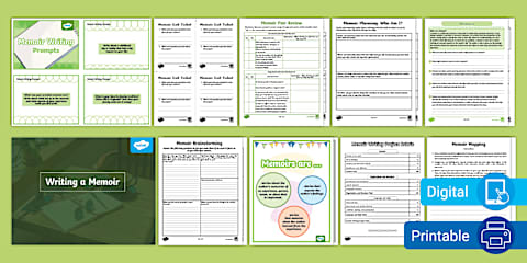 Memoir and Personal Narrative Writing Activity