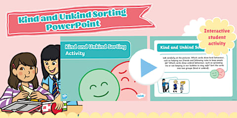 Kind or Unkind? Sorting Activity