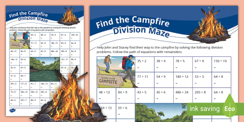 Split Strategy Division Activity Sheets
