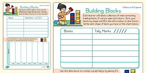 Grade 1 Maths - Term 3 - Data Handling - Collect and Organise Worksheet ...