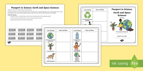 Year 2 Earth and Space Science Questions and Colouring Worksheets