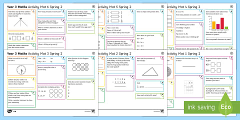Year 3 Autumn 2 Maths Activity Mats