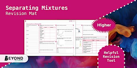 KS3 Separating Mixtures Revision Mat Foundation