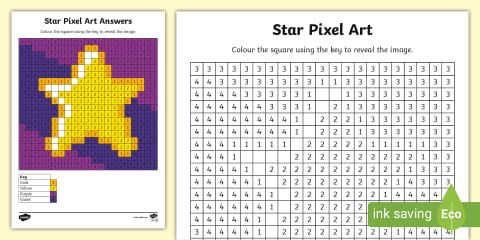 NHS Rainbow Pixel Art Colouring Puzzle