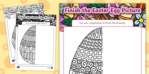 Easter Multiplication Mosaics Worksheets