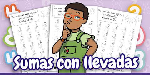 Colorear con números: Sumas hasta 20 - Guía de trabajo