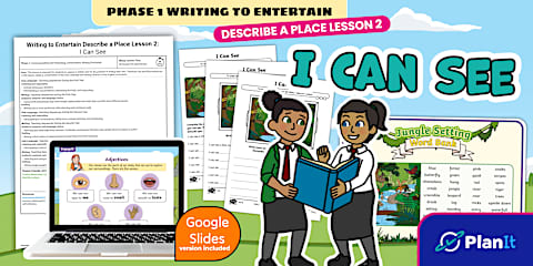 Phase 1 Writing: Writing to Entertain Describe a Place Lesson 1 ...