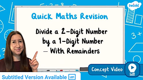 Short Division with Remainders | KS2 Maths Concept Video