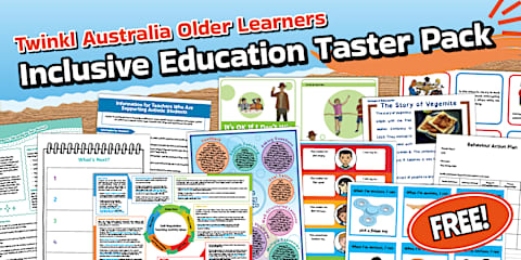 FREE! Twinkl Australia Inclusive Education Pre-Foundation Taster Pack