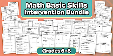 Sample Math Fraction Questions Sixth Grade Math Basic Skills Addition and Subtraction of Whole Numbers ...