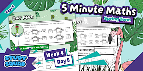 Study Squad 5 Minute Maths - Year 6 Spring - Week 4 Day 3