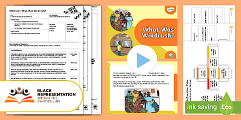 Windrush Display KS2 Windrush Colouring Sheets