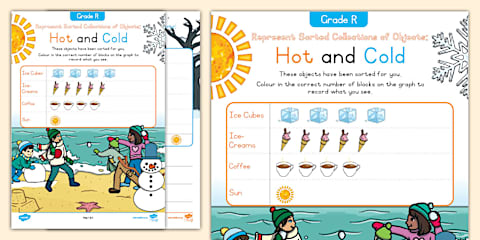 Grade R Data Handling Favourite Ice-cream Sorting Activity