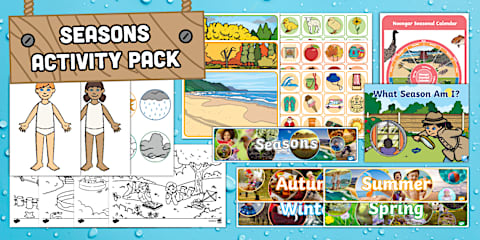 The Seasons Diagram Activity Pack