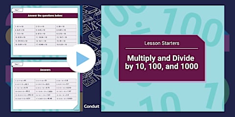 Multiplying by 10, 100 and 1000 | KS2 Maths Concept Video
