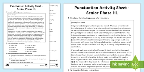 Grade 8 - English HL - The Elephant's Nose - Comprehension Activity ...