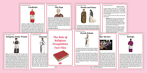 Roles in the Catholic Church Display Posters