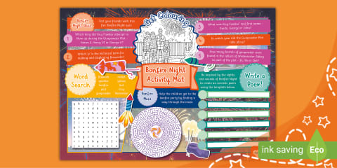 UKS2 Stretch a Super Bonfire Night Sentence Activity Sheets