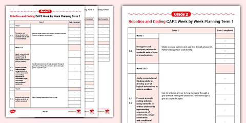 Grade 2 - Robotics and Coding - Term 2 - Robotics - Worksheet ...