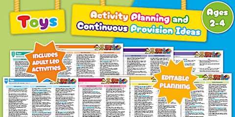 EYFS Toys Themed lesson Plan Enhancement Ideas and Resources Pack