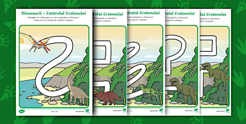 De-a dino ascunselea – Activitate de numerație 1-10