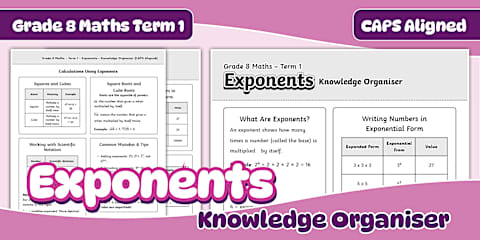 Grade 8 Term 1 Test – Maths