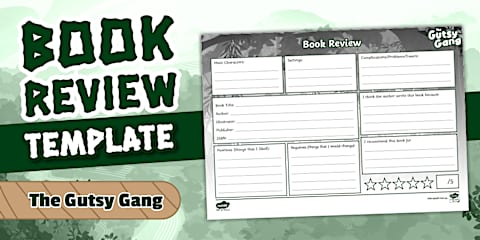 The Gutsy Gang Book Series – Character Fact File Activity