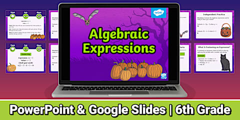 Grade 6 Algebra Introduction to Function Machines PowerPoint