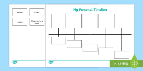 Personal Timeline of my Life Worksheet