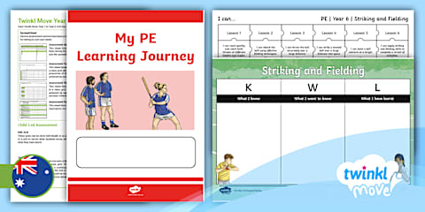 Move PE Year 3 Striking and Fielding Fundamentals Assessment Pack