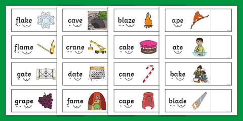 Phase 5 Real i-e Split Digraph Words Matching Cards