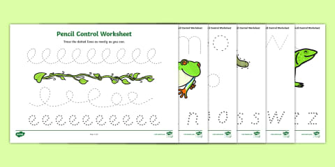 EYFS/KS1 Deep in the Rainforest Pencil Control and Letter Formation ...