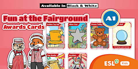 Gamified Fun ESL Gamified Grammar: Fun at the Fairground Level 1 - Prepositions of ...