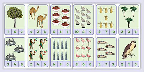 Winter-Themed Number Recognition to 10 Peg Activity