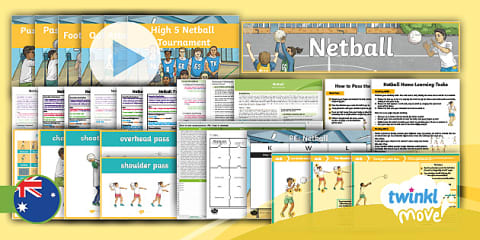 Positions on a Netball Court Worksheet
