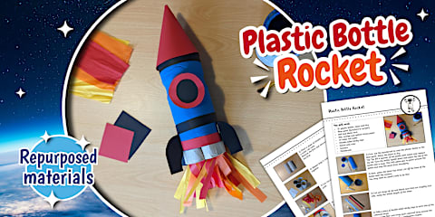 Rocket Collage Craft