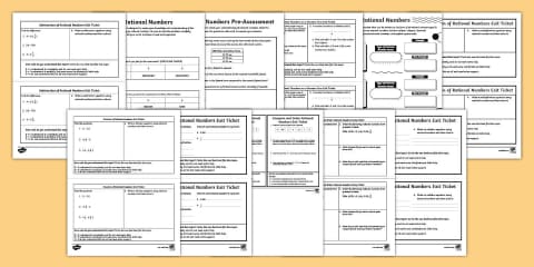 Sixth Grade Compare and Order Rational Numbers