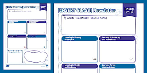 School Newsletter Template