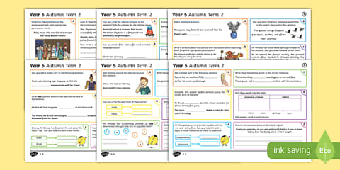 Year 5 Spring Term 2 SPaG Activity Mats