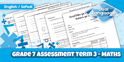 Grade 7 Maths - Term 3 - Assessment (CAPS Aligned)-Sepedi